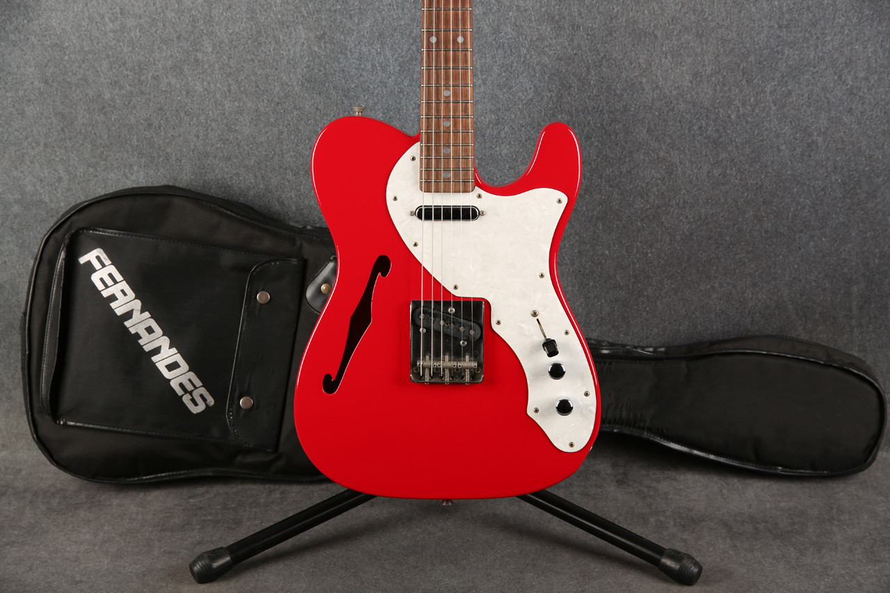 Fernandes TE-3 T-Type Thinline Made in Japan Red 2nd Hand | Rich