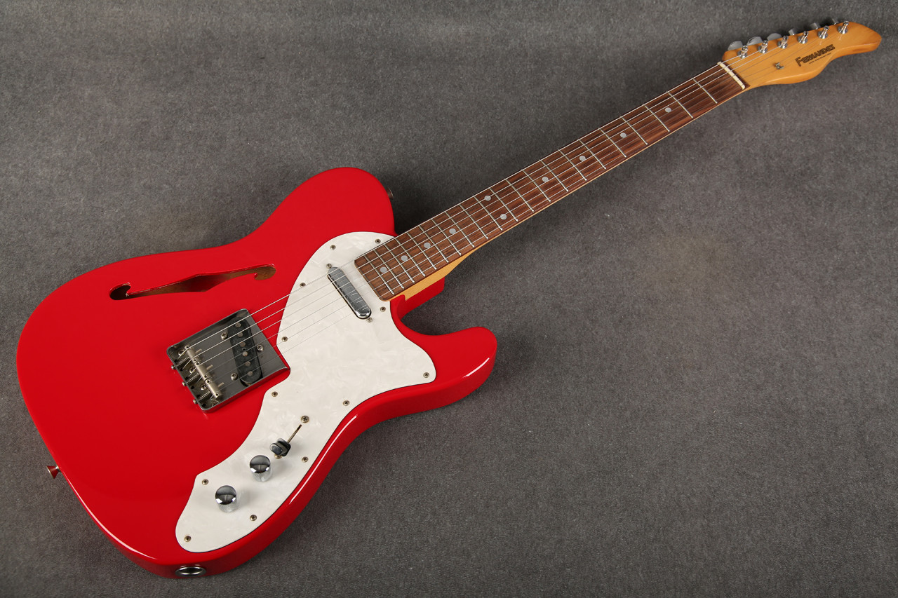 Fernandes TE-3 T-Type Thinline Made in Japan Red 2nd Hand | Rich