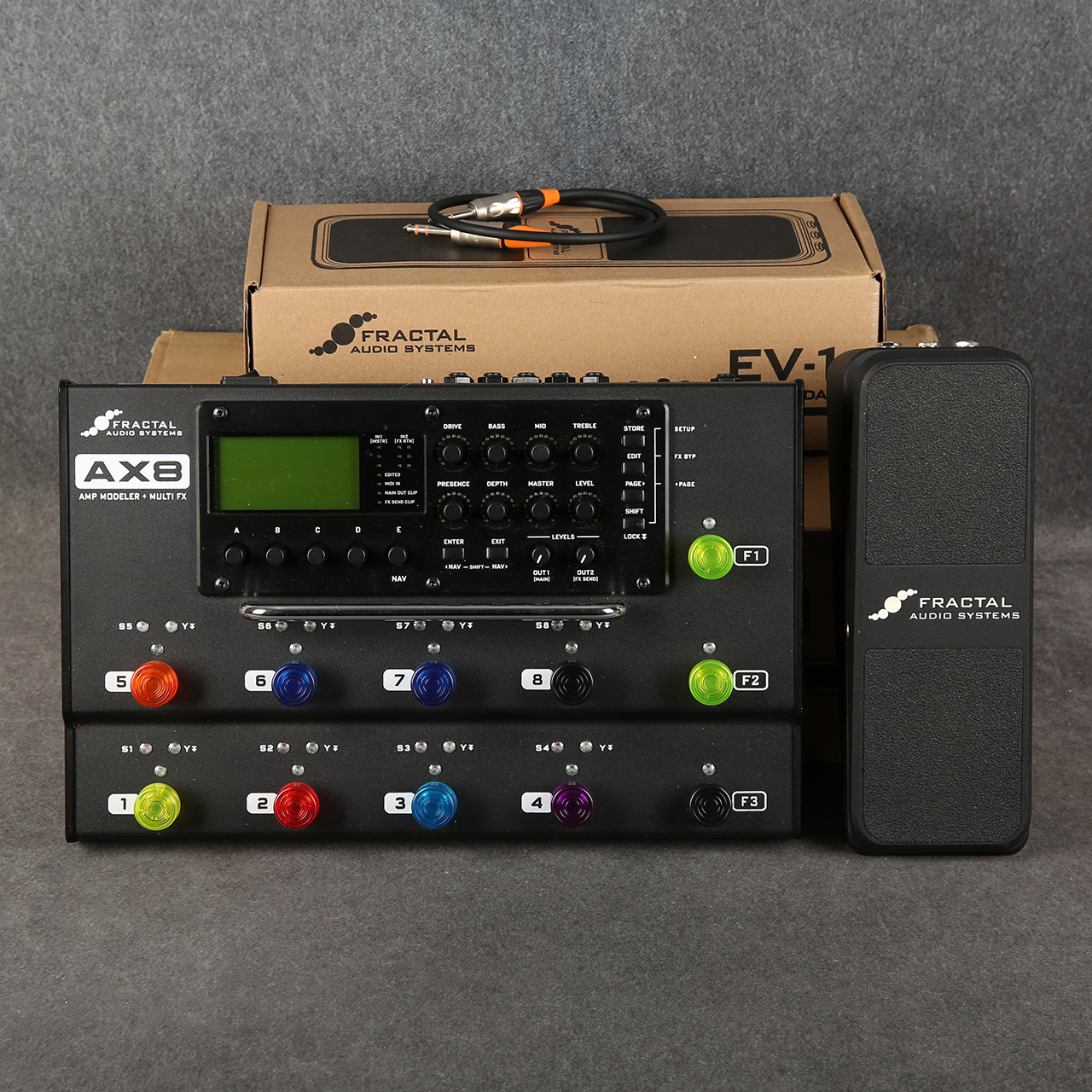 Fractal Audio AX8 Amp Modeler/Multi-FX & EV1 Expression Pedal 2nd