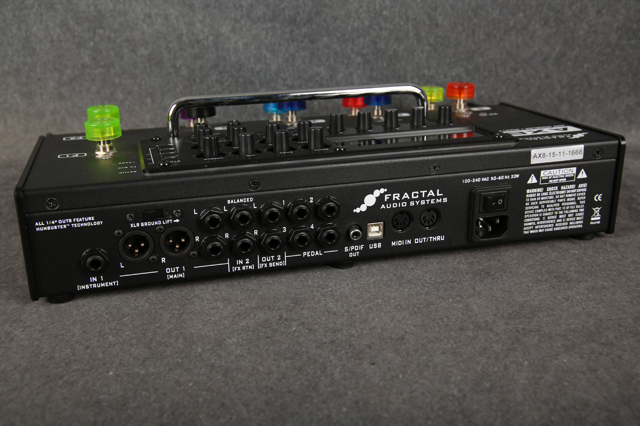 Fractal Audio AX8 ＋ EV-1 エクスプレッションペダルセット Fractal Audio AX8 Amp Modeler/Multi-FX & EV1 Expression Pedal 2nd