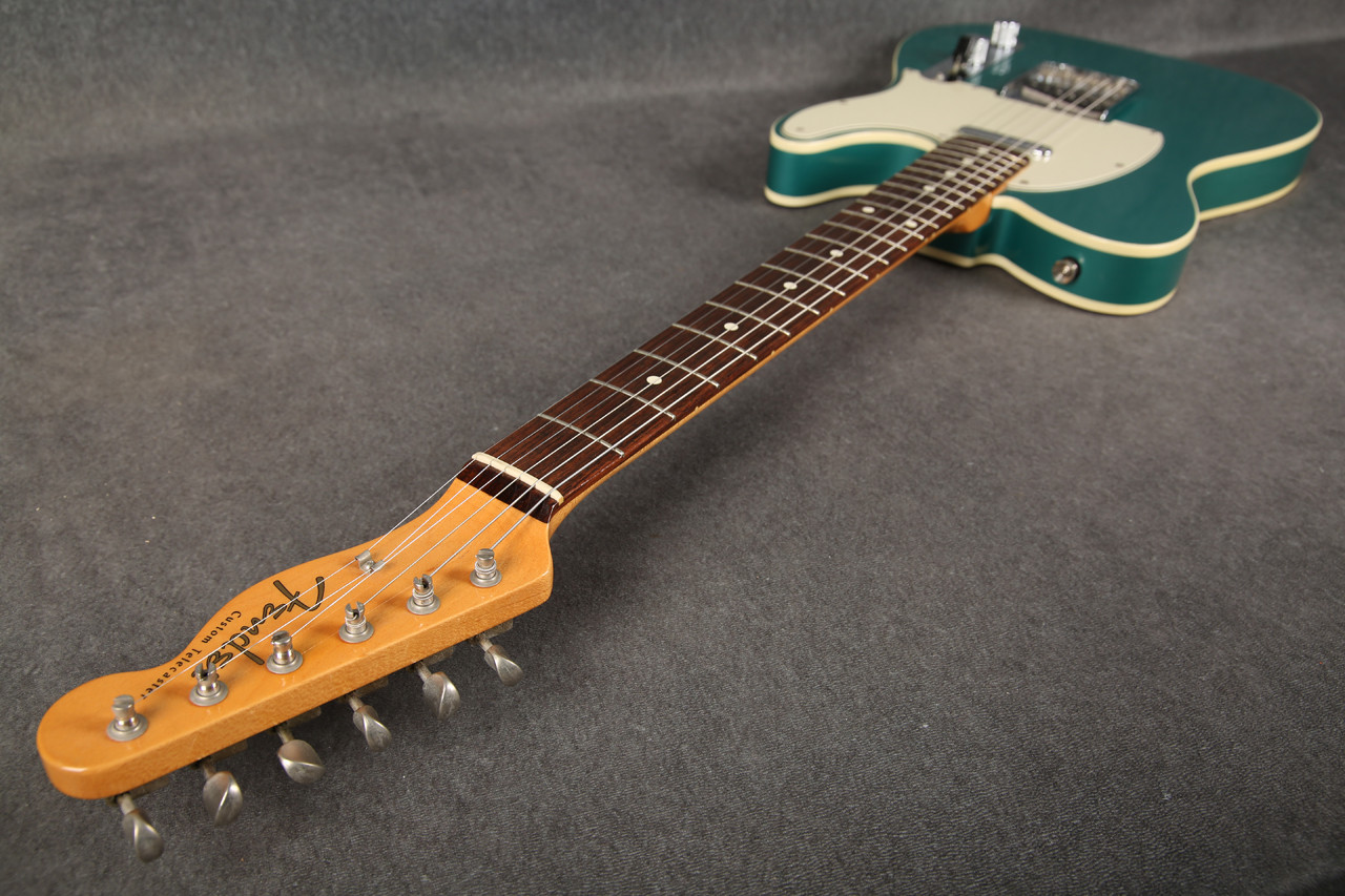 ギター Fender American '62 custom telecaster Fender American Vintage 62 Telecaster Custom Ocean Turquoise 2nd