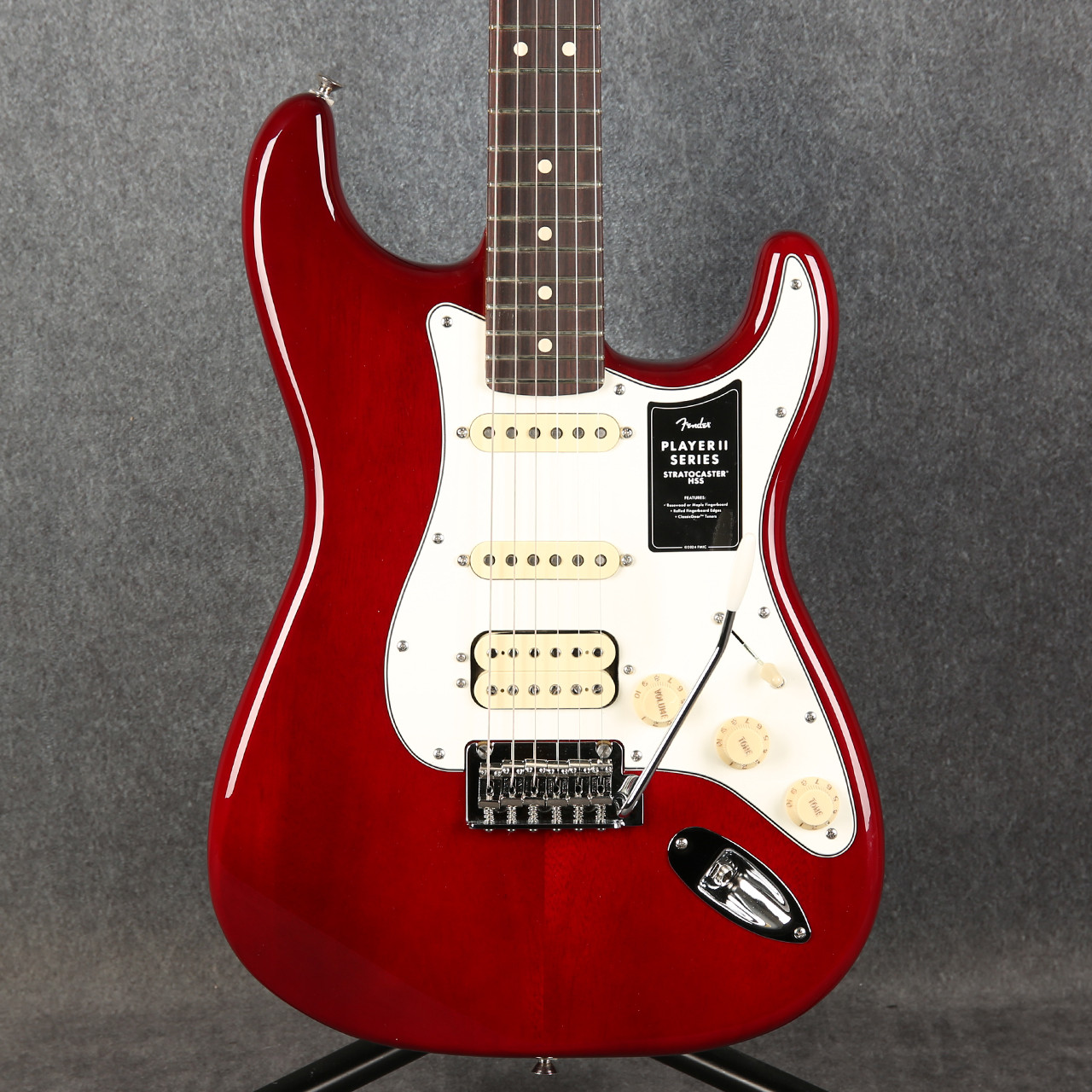Fender Player HSS (Duncan / GOTOH / 透明) Fender Player II Stratocaster HSS Transparent Cherry Burst Ex Demo