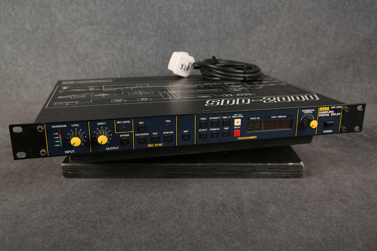 Korg SDD-2000 Sampling Digital Delay Rack Unit 2nd Hand | Rich