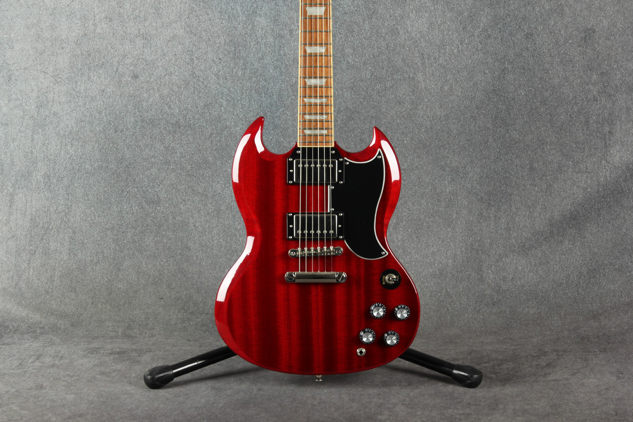 Epiphone SG G-400 PRO レッド　左利き用 Epiphone SG G400 PRO Cherry Red 2nd Hand | Rich Tone Music