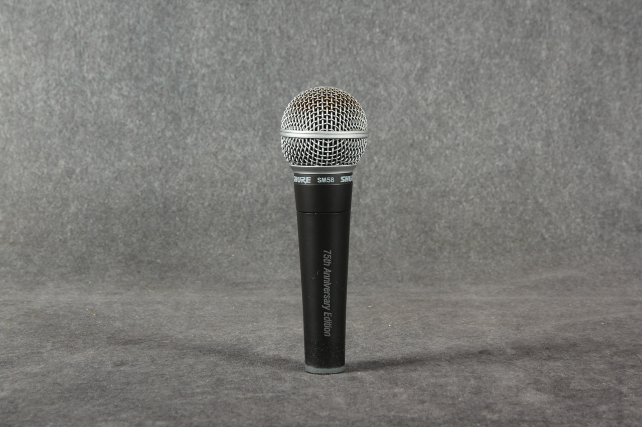 Shure SM58 75th Anniversary Edition 2nd Hand | Rich Tone Music