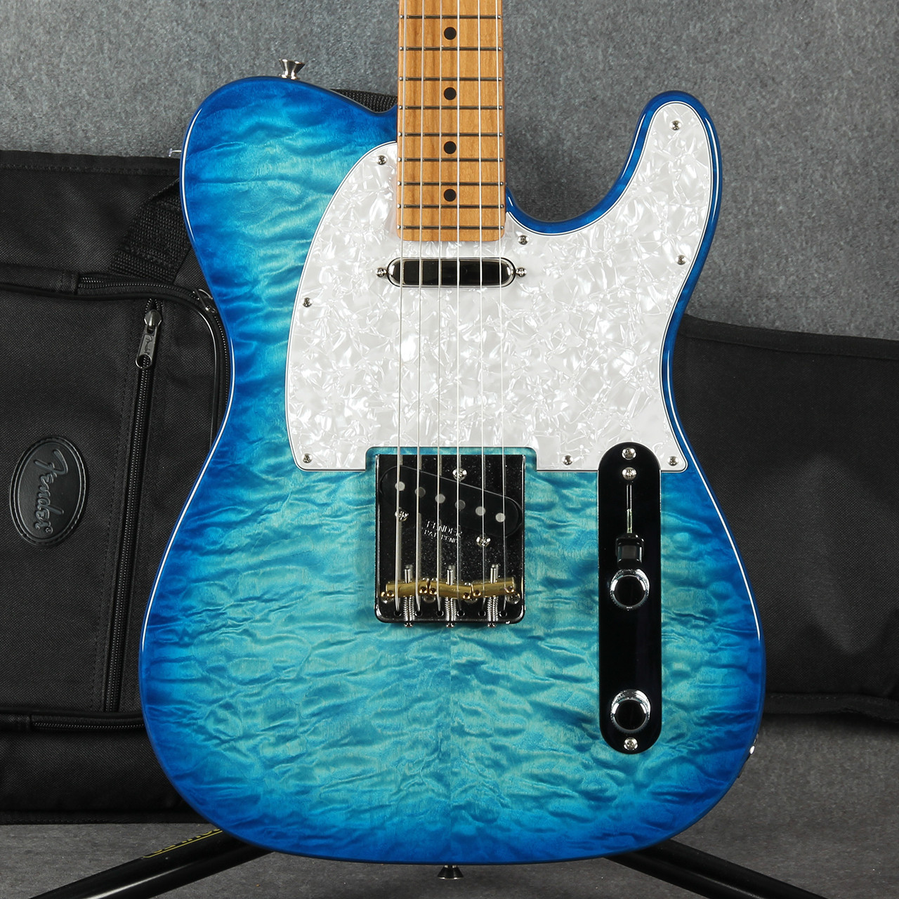 Fender MIJ Hybrid Telecaster Aqua Blue 2nd Hand | Rich Tone Music