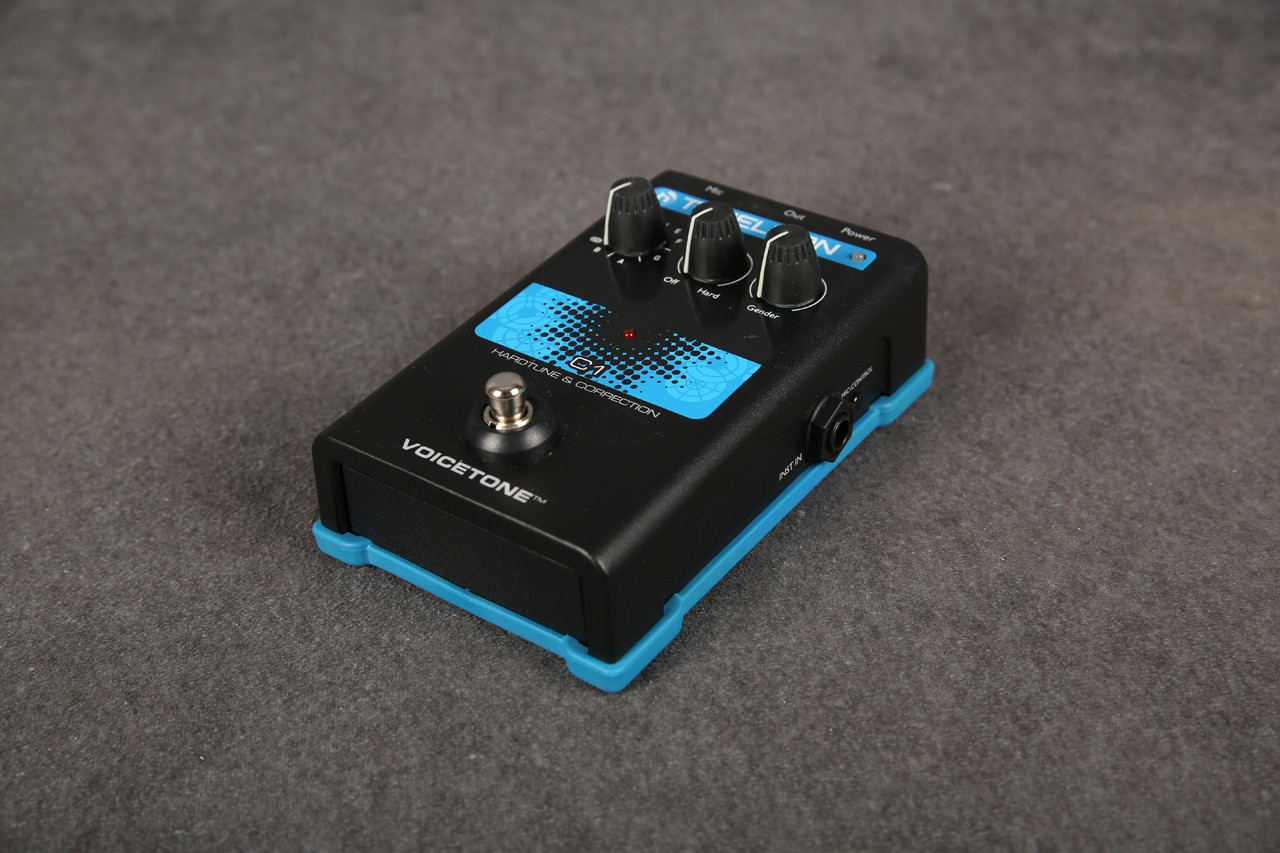 TC Helicon Voicetone C1 Hardtune & Correction Vocal Pedal 2nd Hand