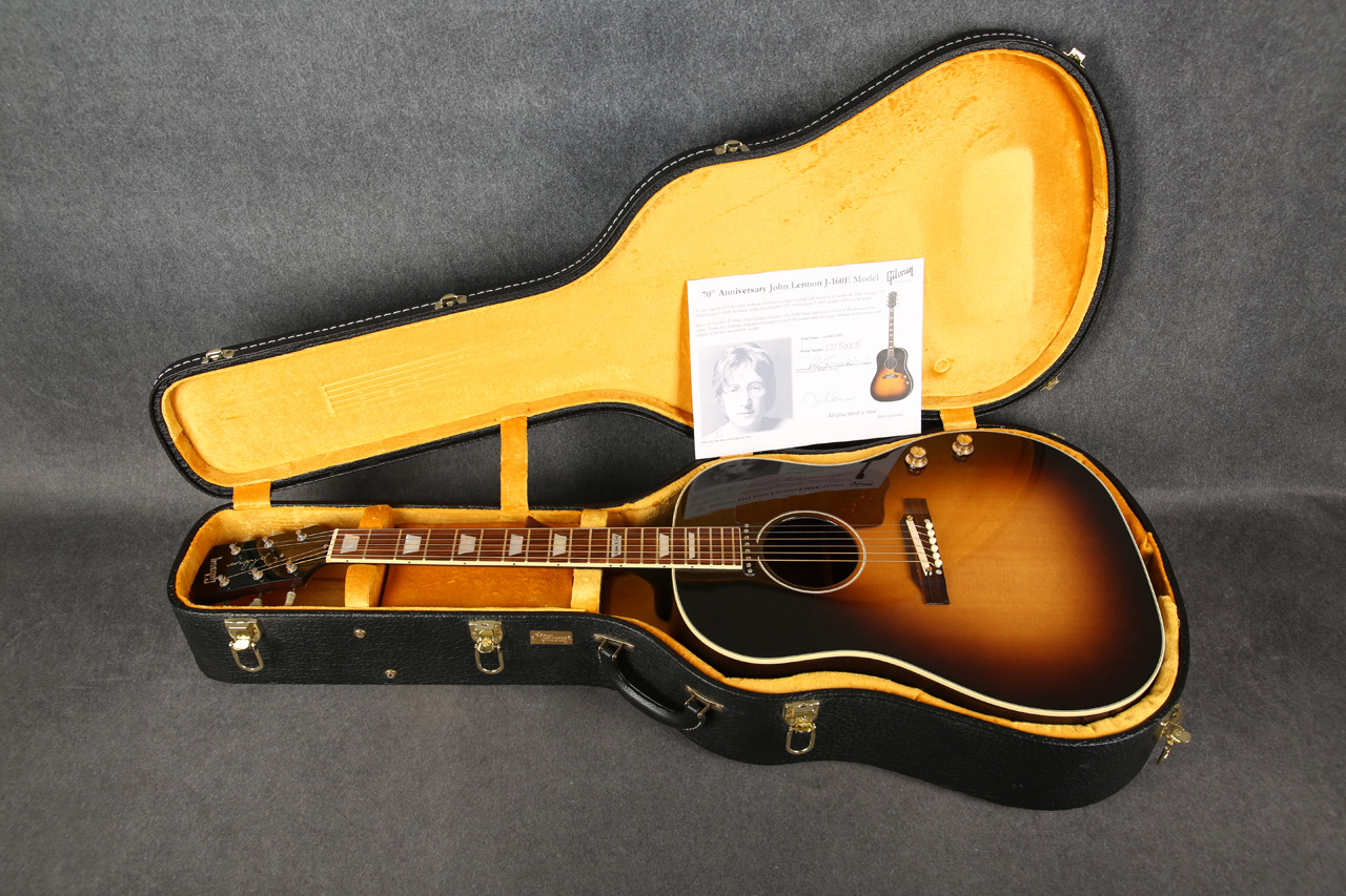 ★ぽん太出品★Gibson John Lennon J-160E Gibson John Lennon 70th Anniversary J-160E Sunburst 2nd Hand