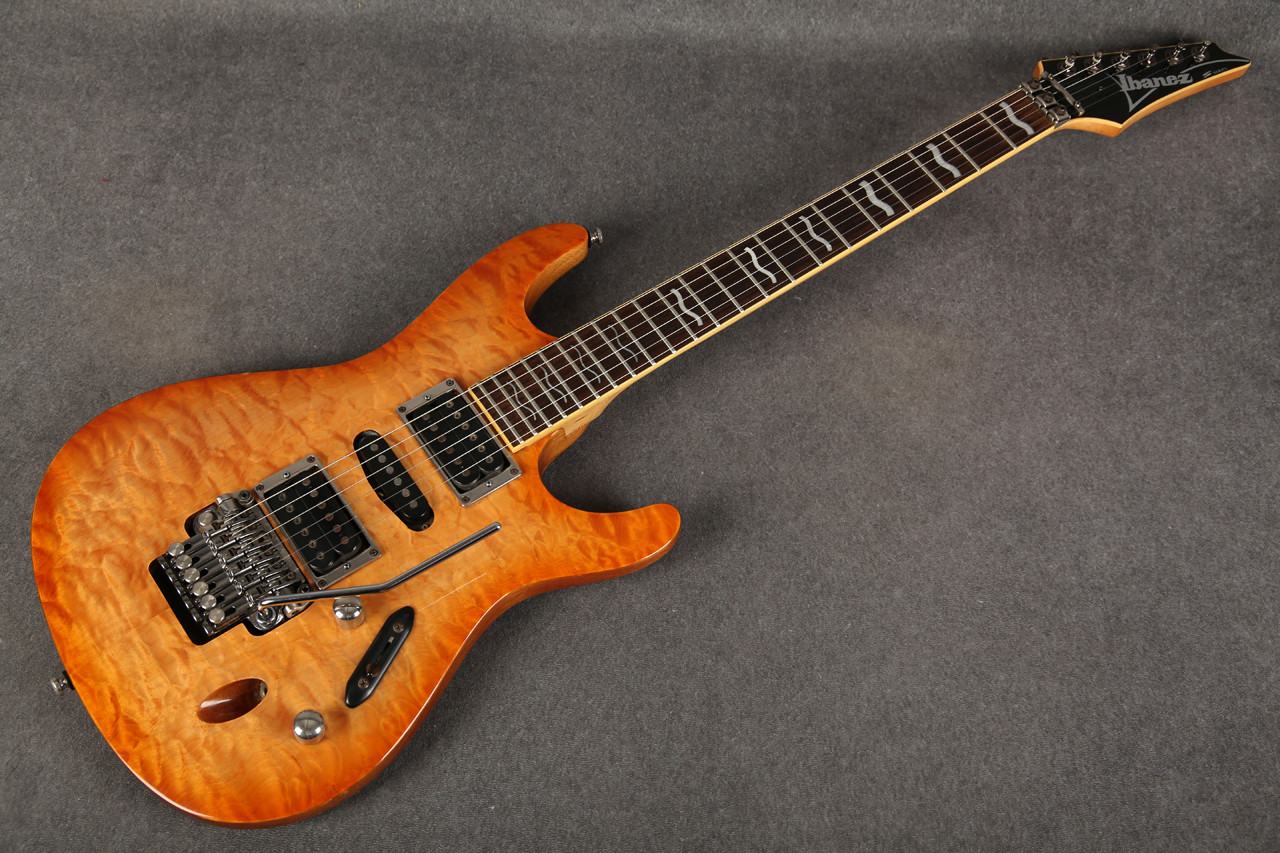 Ibanez S470DXQM-NF Natural Fade 2nd Hand | Rich Tone Music