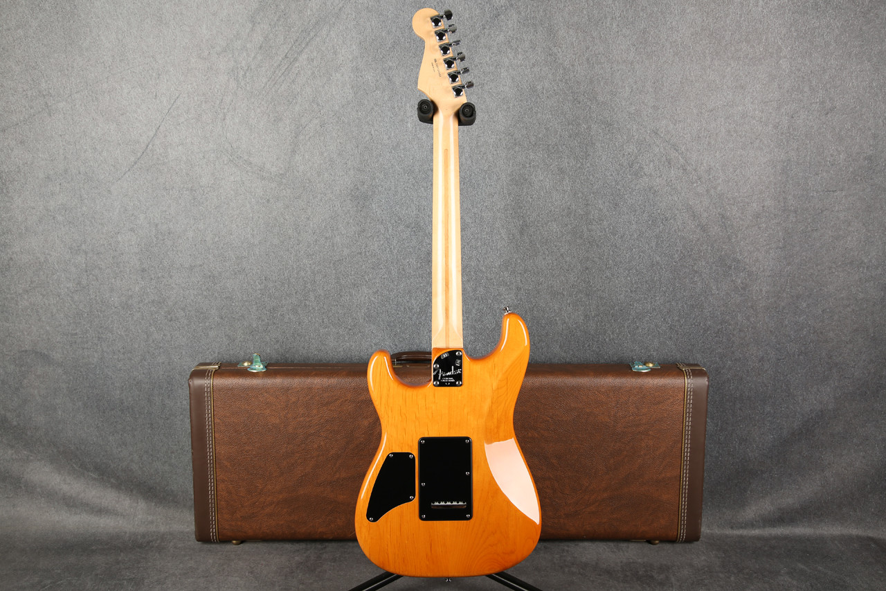 Fender American Deluxe Stratocaster QMT HSS Amber 2nd Hand | Rich