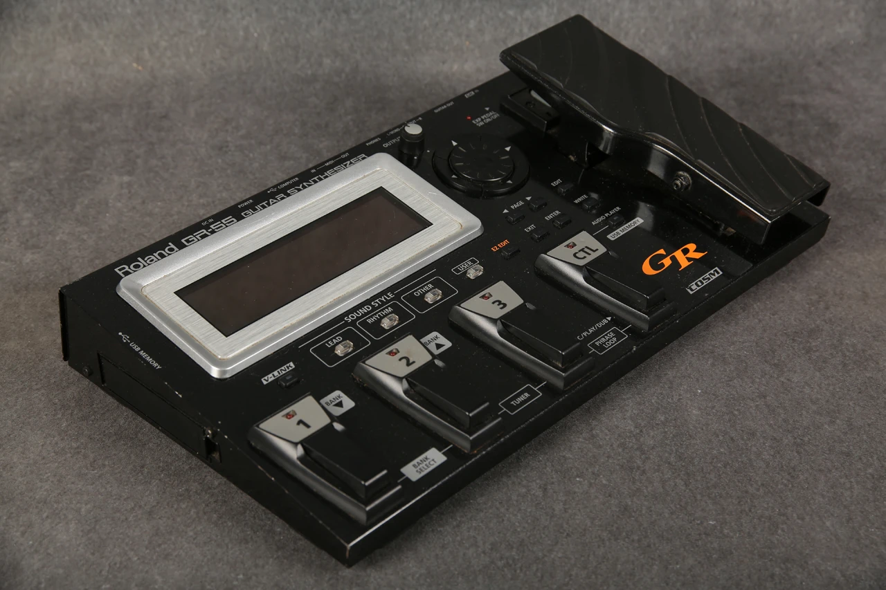 Roland GR-55S BK Guitar Synthesiser GK3 Pickup 2nd Hand | Rich Tone Music