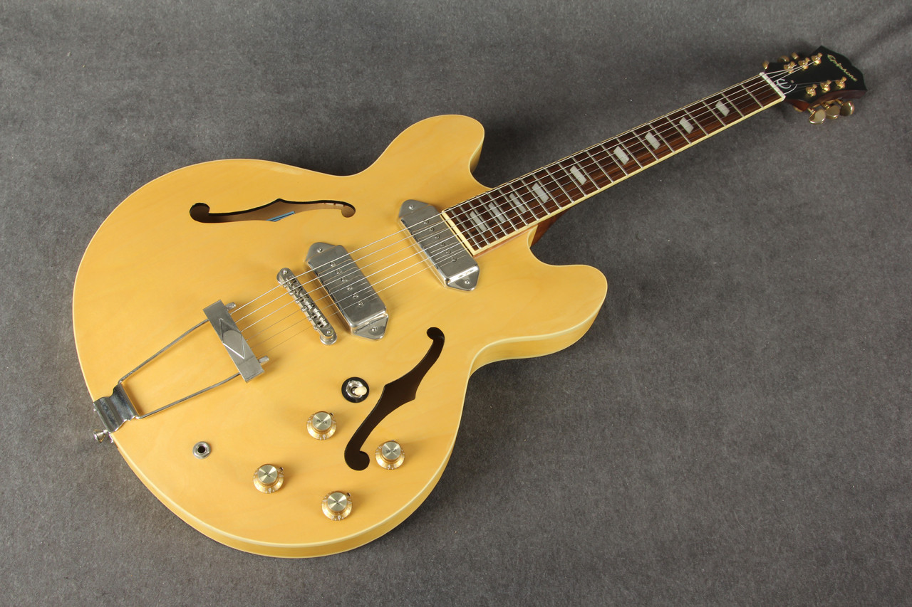 ギター Epiphone Casino lic Gold Epiphone Inspired by John Lennon Casino Natural 2nd Hand | Rich