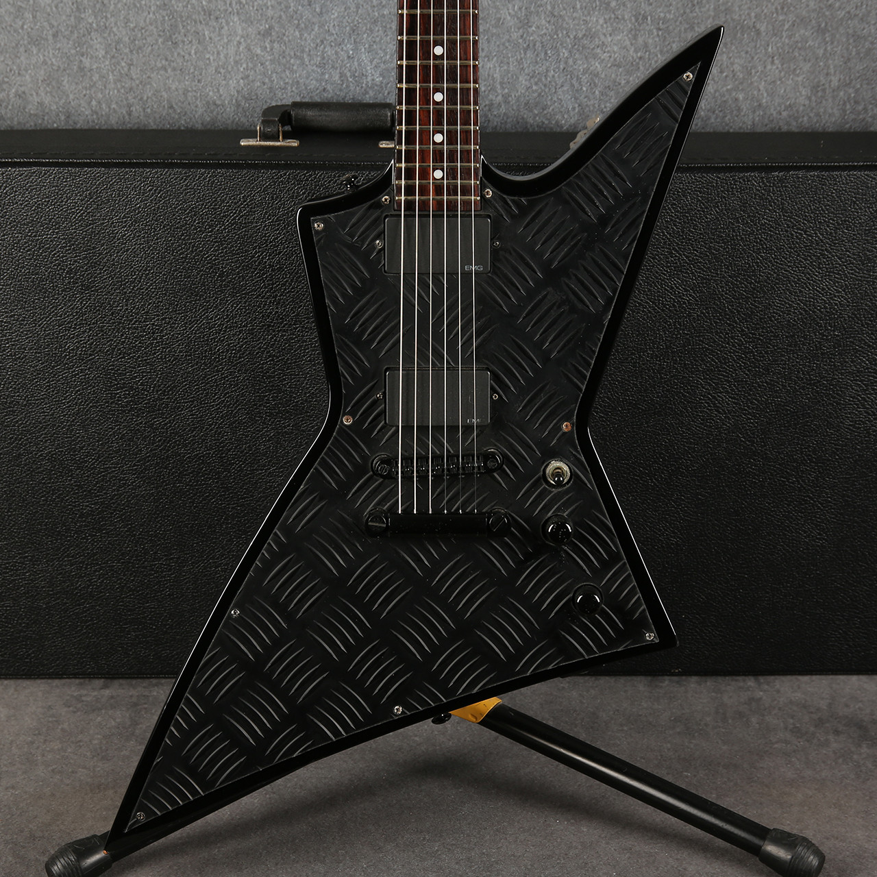 LTD EX-400BD エクスプローラー　メタリカ　ESP ESP LTD EX-400BD Black 2nd Hand | Rich Tone Music