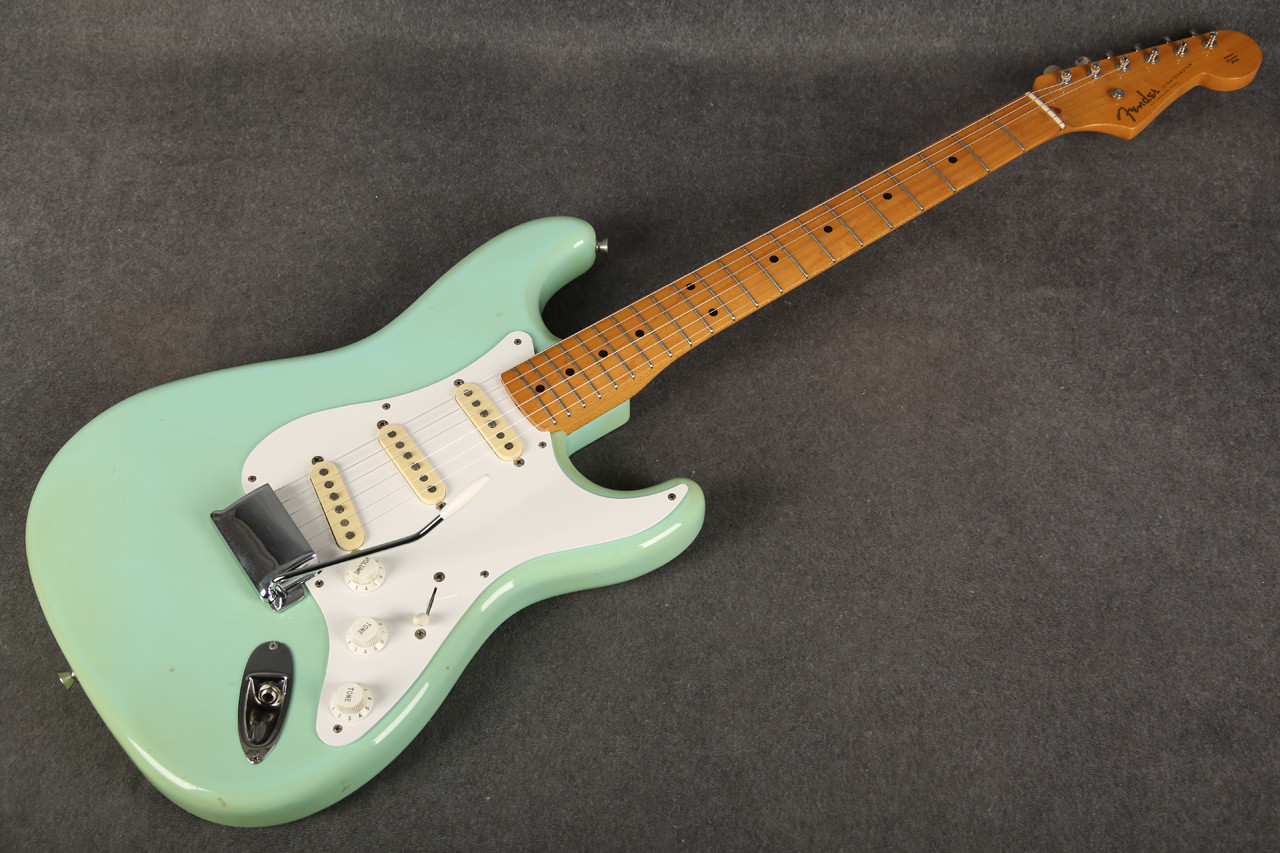 fender Japan ST-57 surf green エフェクター付き Fender ST-57 Stratocaster Made in Japan Surf Green 2nd Hand | Rich