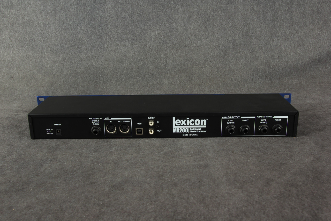 Lexicon MX200 Dual Reverb Effects Processor 2nd Hand | Rich Tone Music