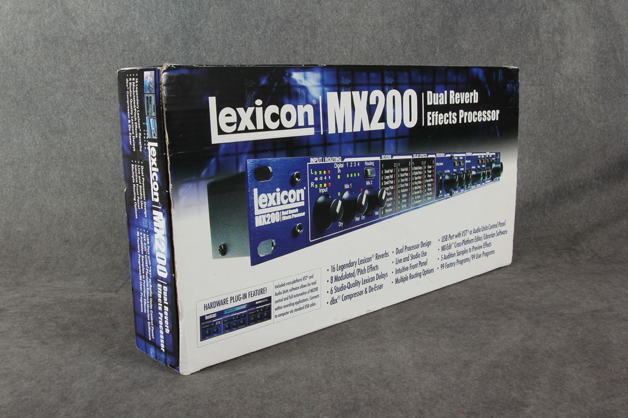 Lexicon MX200 Dual Reverb Effects Processor 2nd Hand | Rich Tone Music