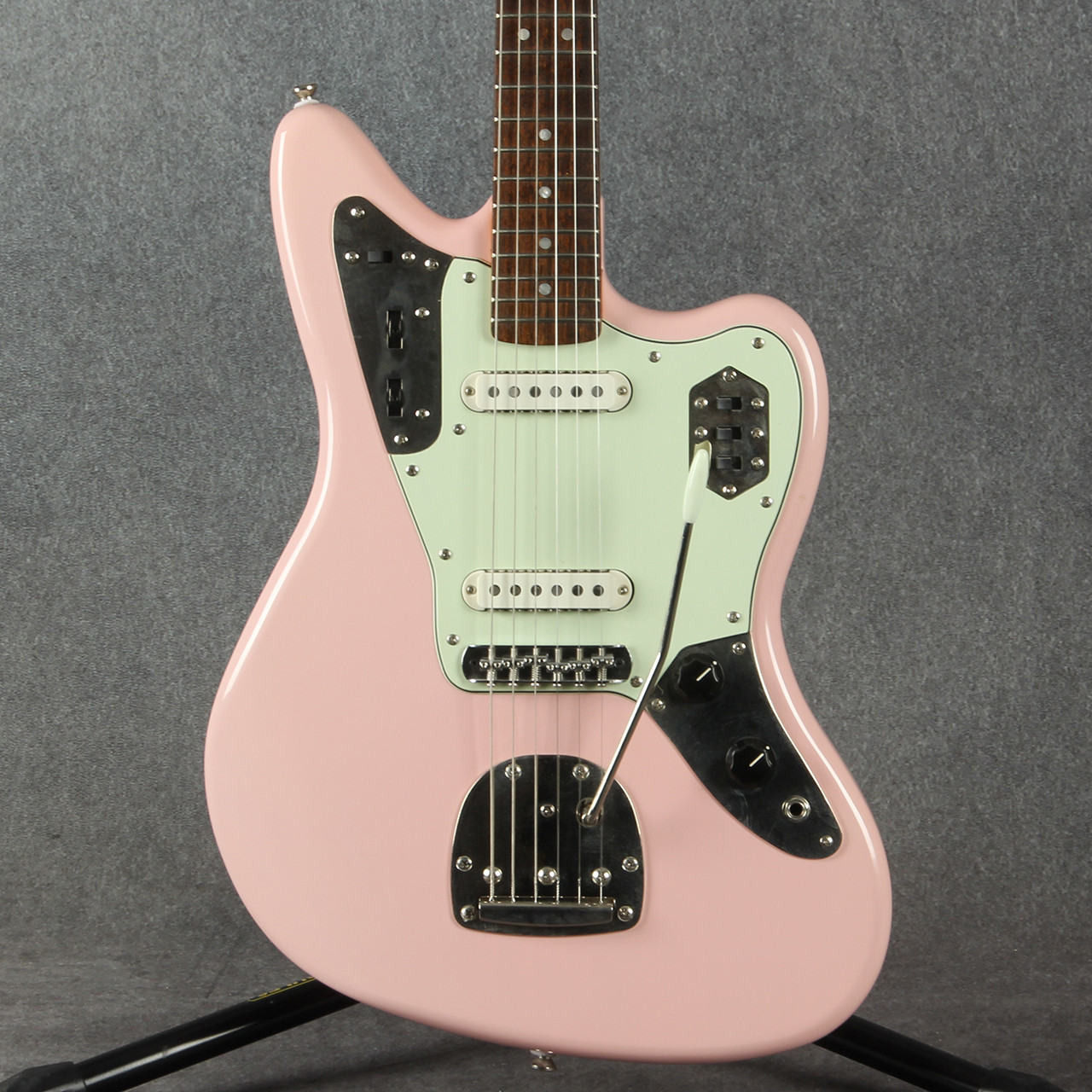 Squier Classic Vibe 60s Jaguar Shell Pink Matching Headstock 2nd