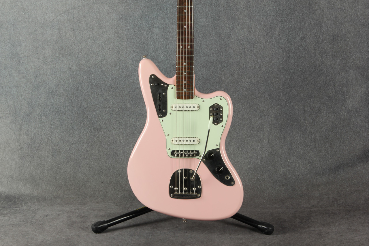 Squier Classic Vibe 60s Jaguar Shell Pink Matching Headstock 2nd