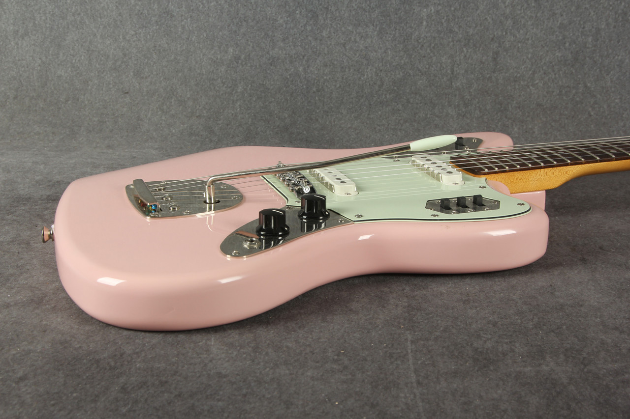 Squier Classic Vibe 60s Jaguar Shell Pink Matching Headstock 2nd