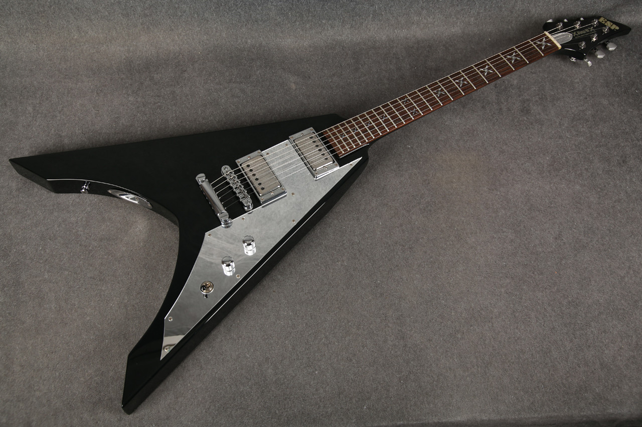 ESP Michael Amott Ninja V EMG Pickups Black 2nd Hand | Rich Tone Music