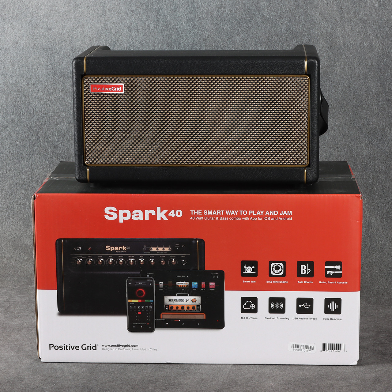 Positive Grid Spark 40 コンボ ギター アンプ ブラック Positive Grid