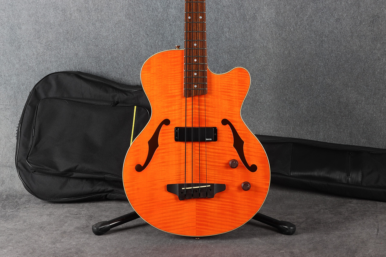 Yamaha BEX4 Semi Acoustic Bass 2004 Trans Amber 2nd Hand | Rich