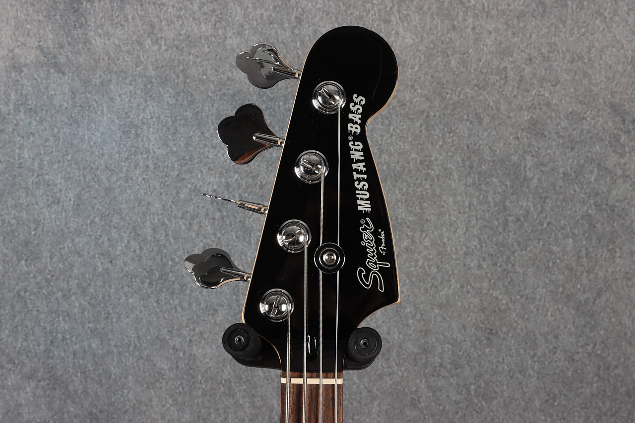 Squier Mikey Way Signature Mustang Bass Silver Sparkle 2nd Hand
