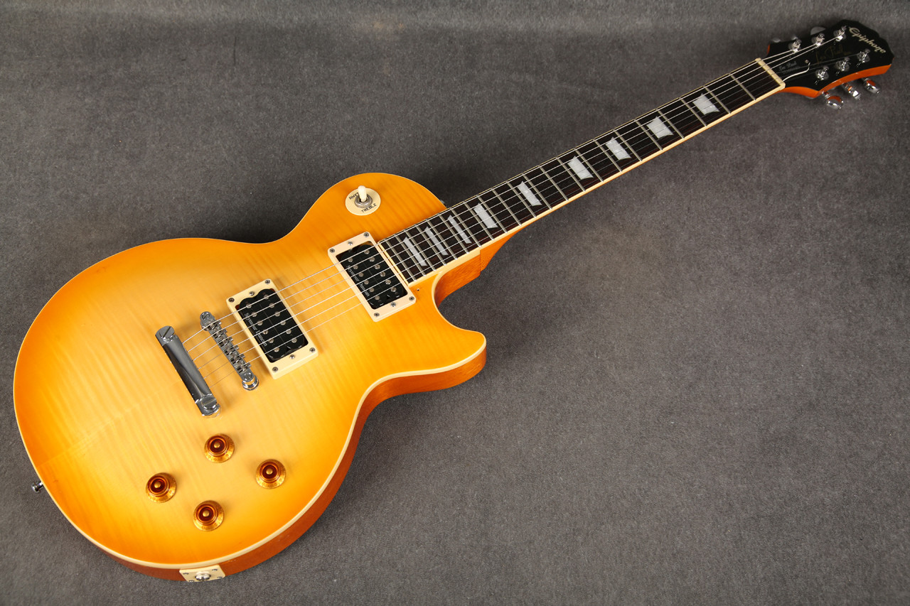 Epiphone Les Paul Standard Seymour Duncan Pickups Lemon Burst 2nd
