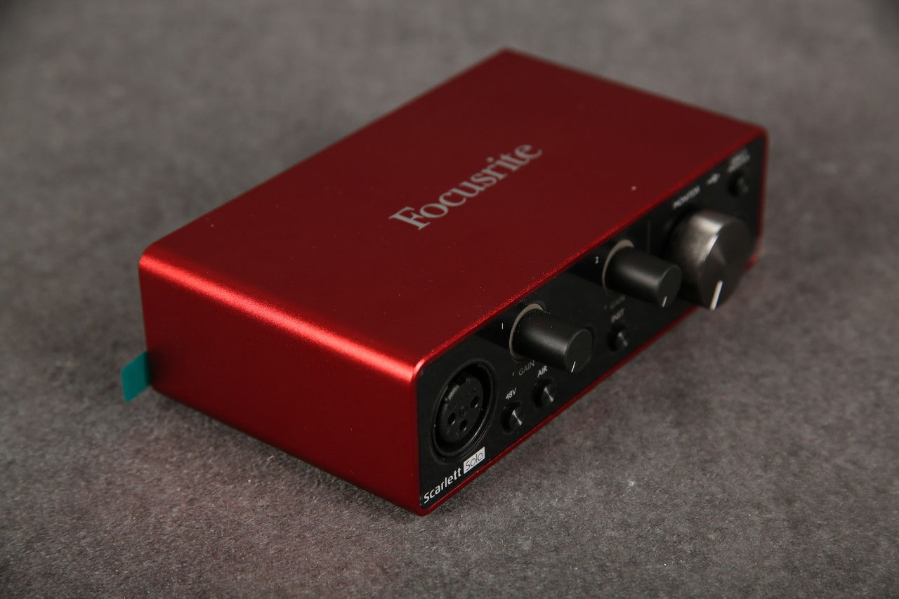 Focusrite Scarlett Solo 3rd Gen USB Audio Interface 2nd Hand