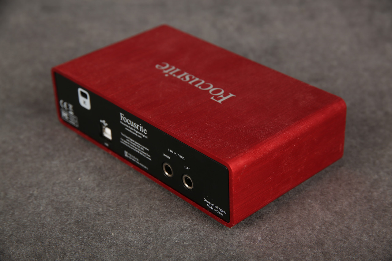 Focusrite 2i2 Gen2 USB Interface 2nd Hand Rich Tone Music focusrite-2i2-gen2-usb-interface-2nd-hand-rich-tone-music