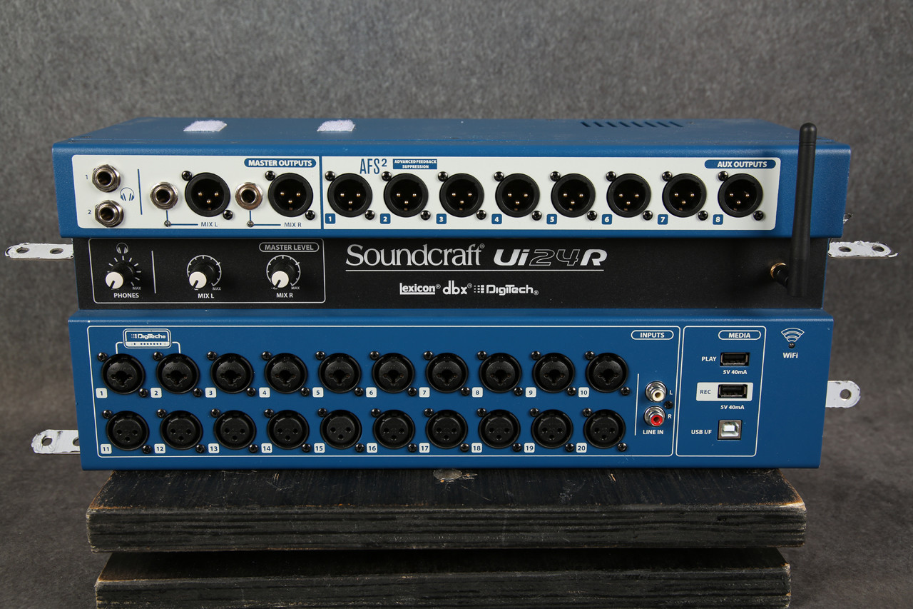 Soundcraft UI24R Digitaal Mengpaneel Soundcraft UI24R Digitaal Mengpaneel