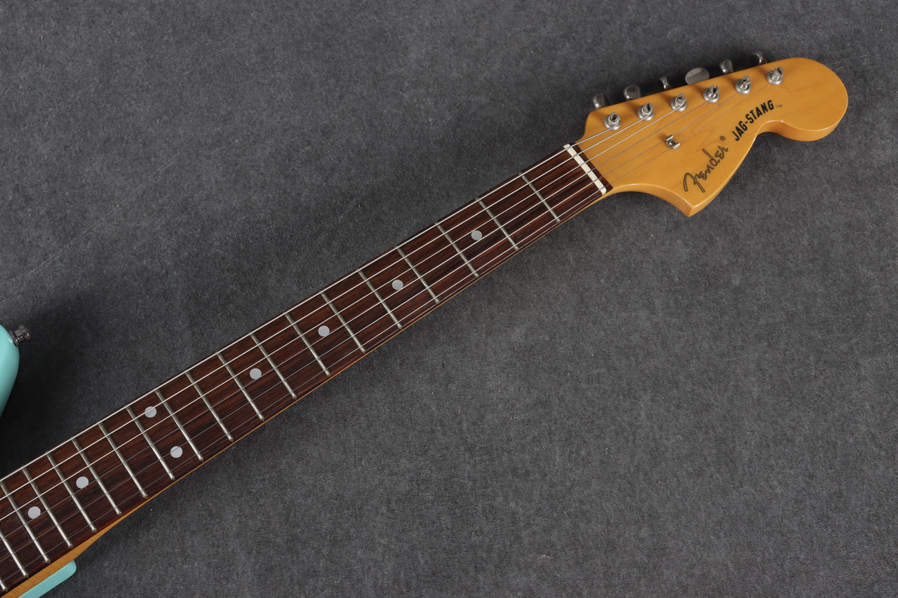 Fender MIJ Jagstang Surf Green 2nd Hand | Rich Tone Music