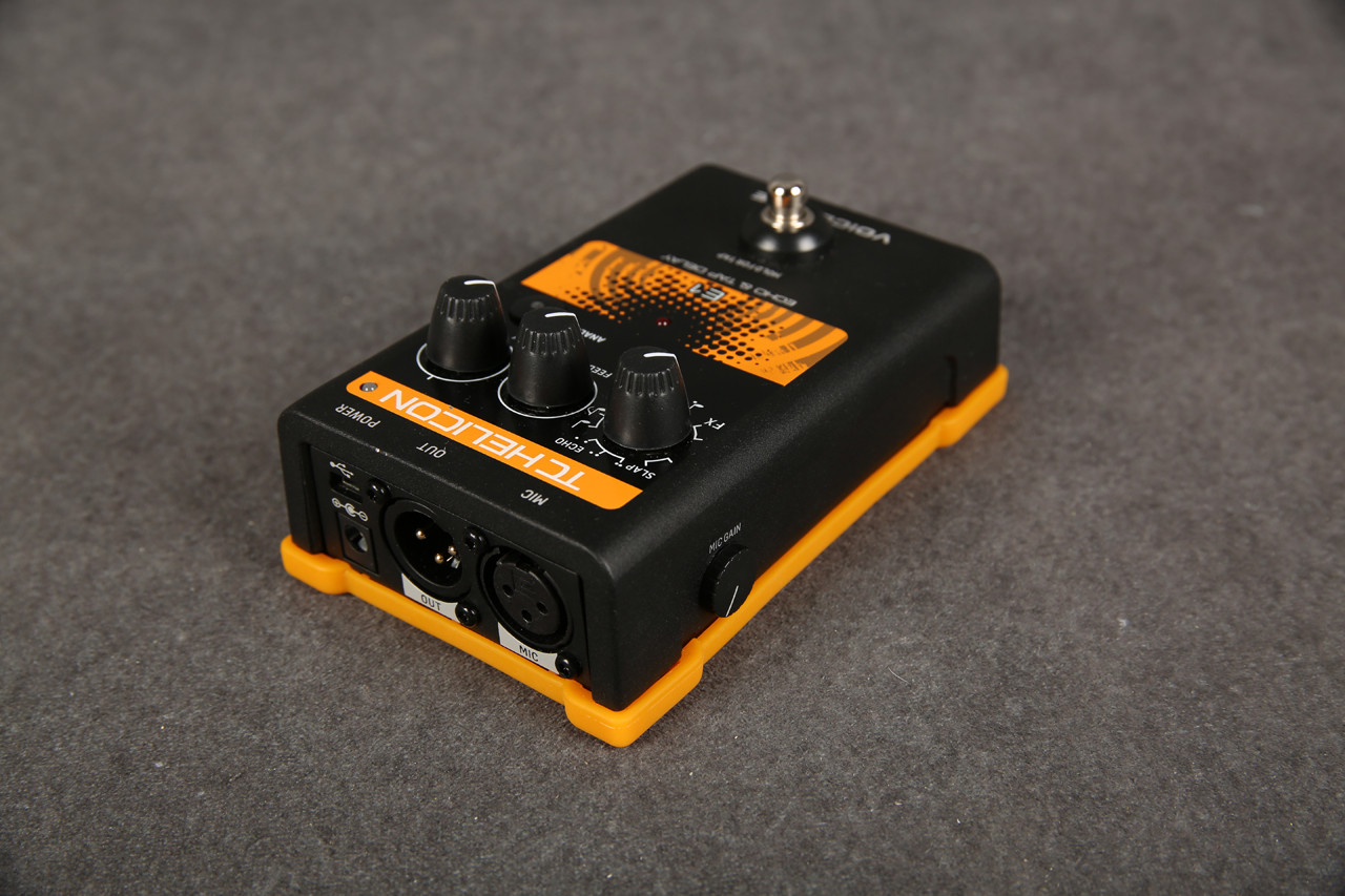 TC Helicon Voicetone E1 Echo & Tap Delay 2nd Hand | Rich Tone Music