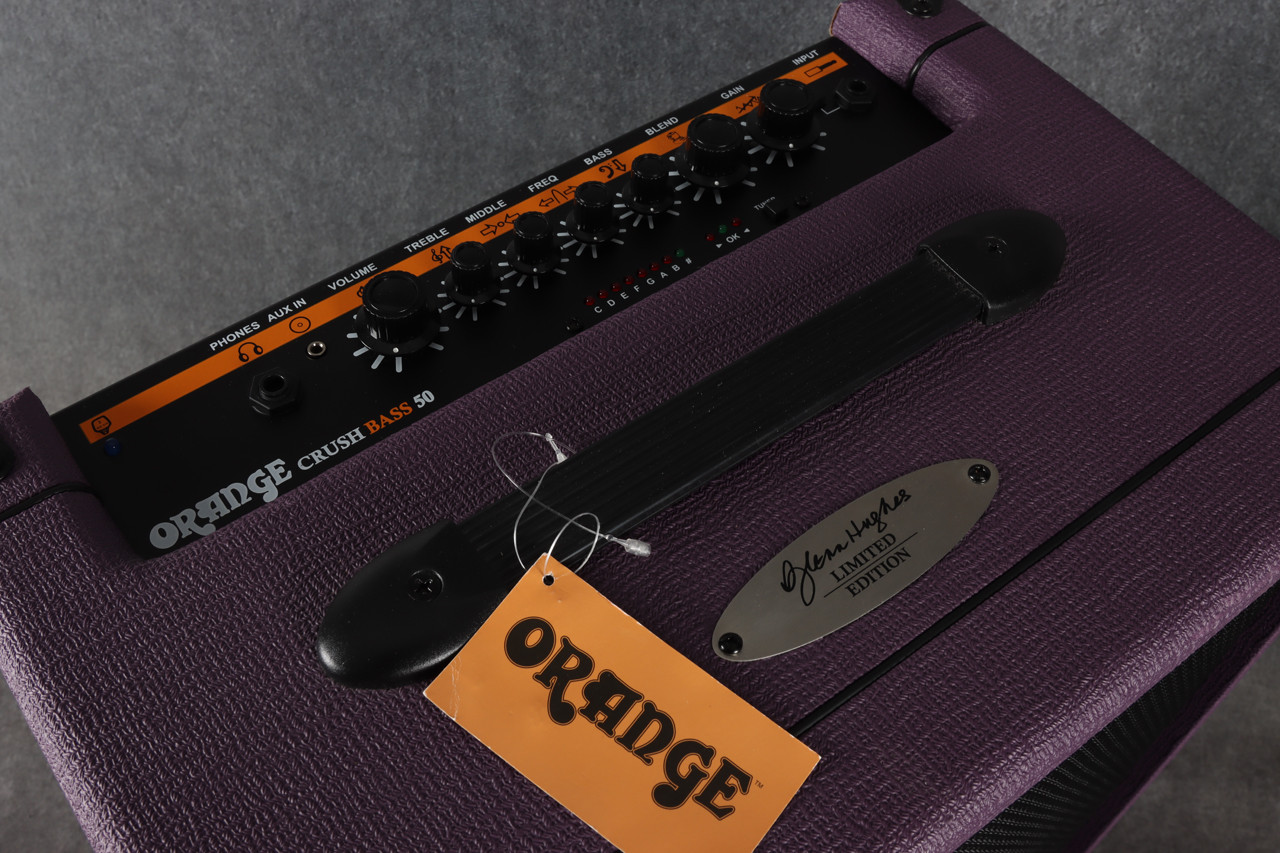 Orange LTD Glenn Hughes Crush Bass 50 Combo Amp 2nd Hand | Rich