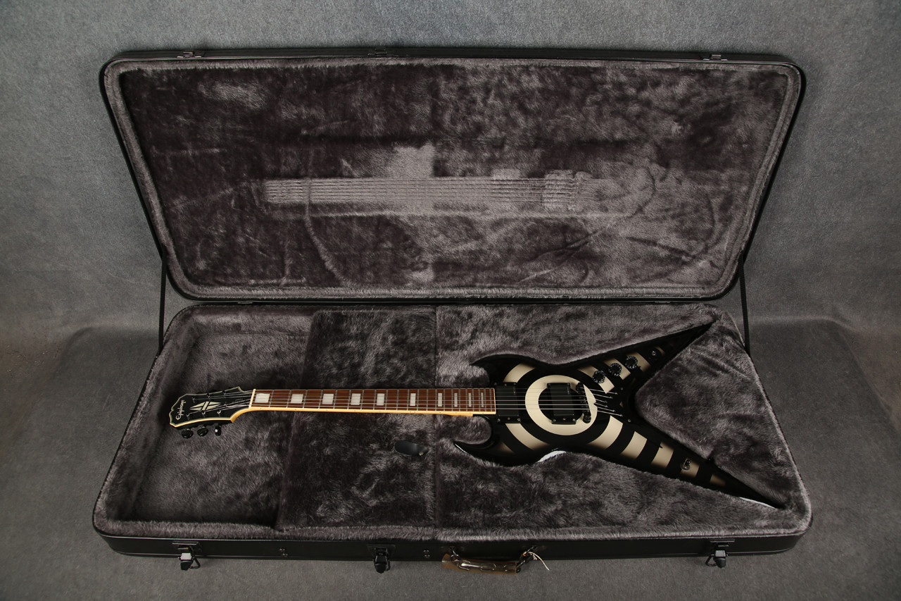 Epiphone Zakk Wylde Signature ZV Custom Black & White Bullseye 2nd