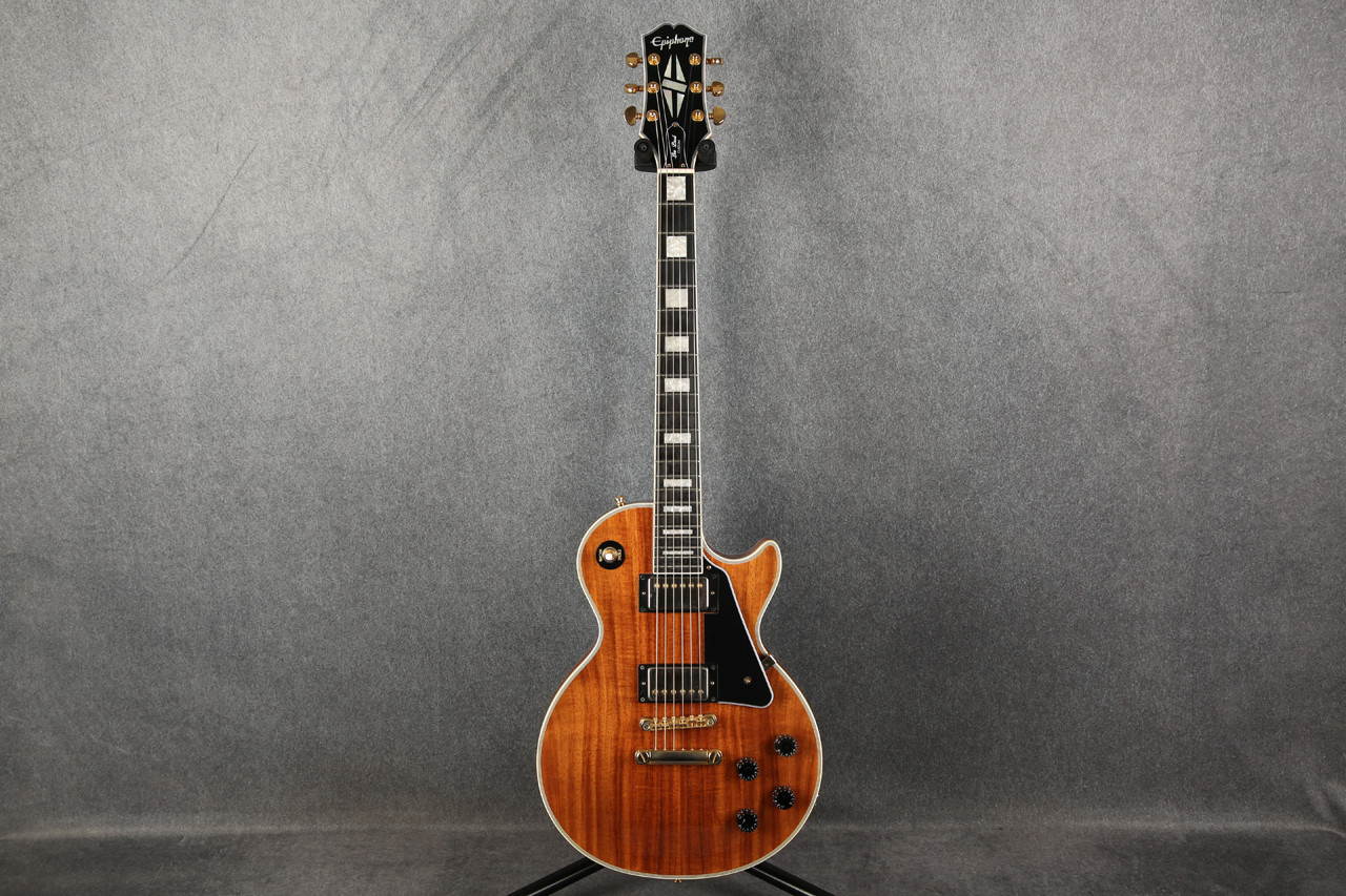 Epiphone Les Paul Custom Koa Natural 2nd Hand | Rich Tone Music