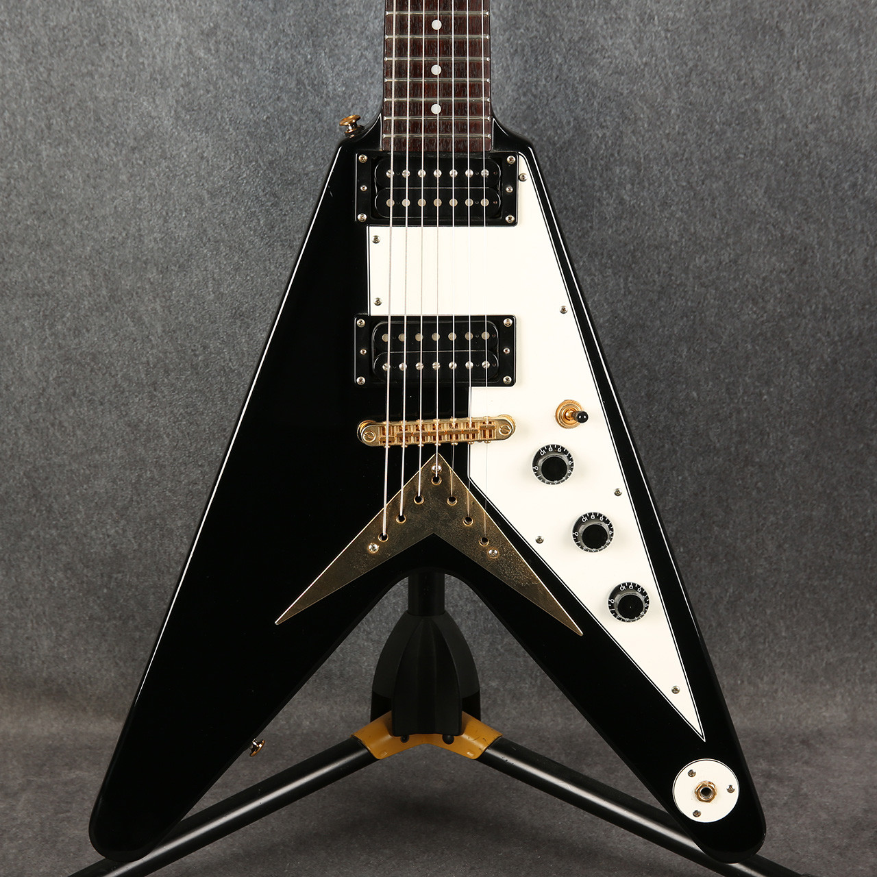 Epiphone '58 Korina Flying V 7-String Ebony 2nd Hand | Rich Tone Music
