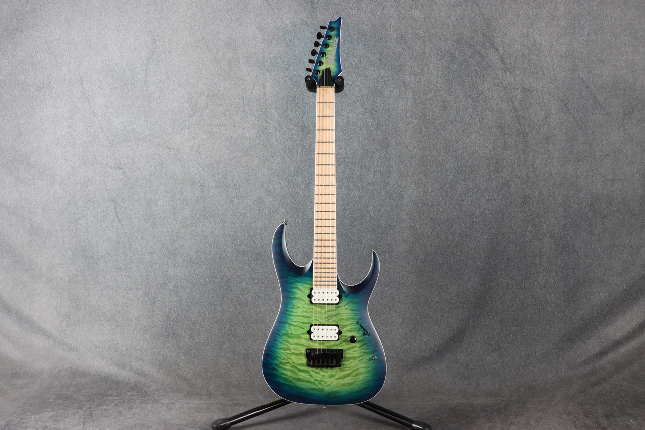 まささん専用Ibanez Iron Label RGAIX6MQM アイバニーズ Ibanez RGAIX6MQM SRB Iron Label (B-Stock) - surreal blue