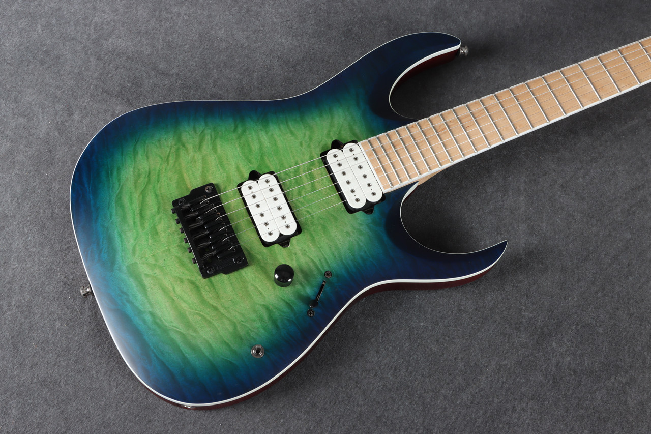 ⭐︎REN⭐︎ Ibanez RGA Iron Label RGAIX6MQM SRB Surreal Blue Burst
