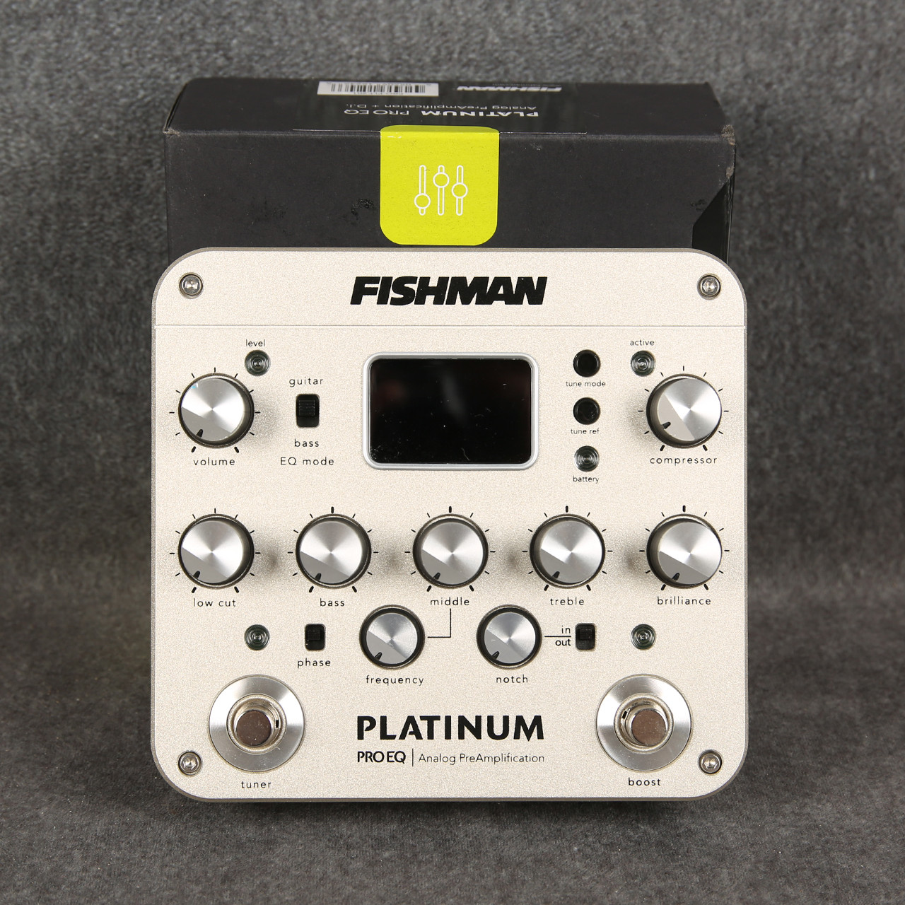 Fishman Platinum Pro EQ/DI Analog Preamp Pedal 2nd Hand | Rich