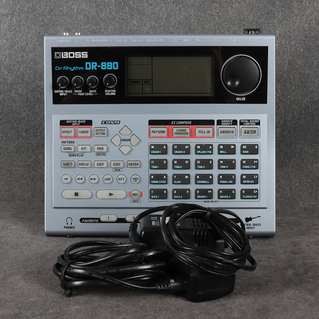 【美品】BOSS DR-880 Dr.Rhythm　元箱等付属品完備！即決=送料込み。