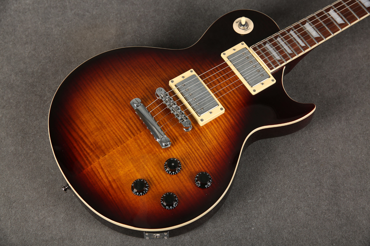 Harley Benton Deluxe Series SC-550 II Faded Tobacco Flame 2nd Hand
