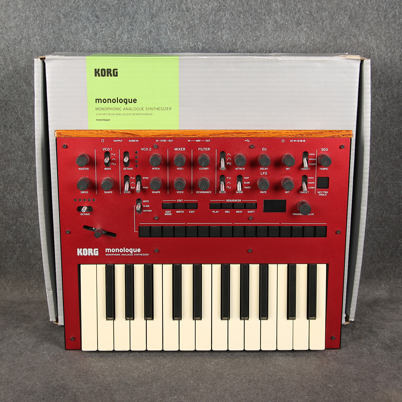 Korg Monologue Monophonic Analogue Synthesizer Red 2nd Hand | Rich