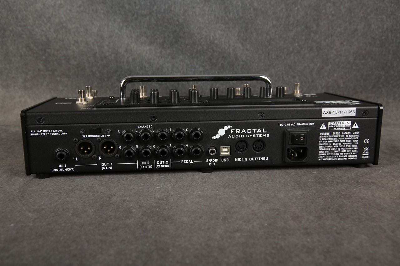 Fractal Audio AX8 Amp Modeler & Multi-FX Processor 2nd Hand | Rich