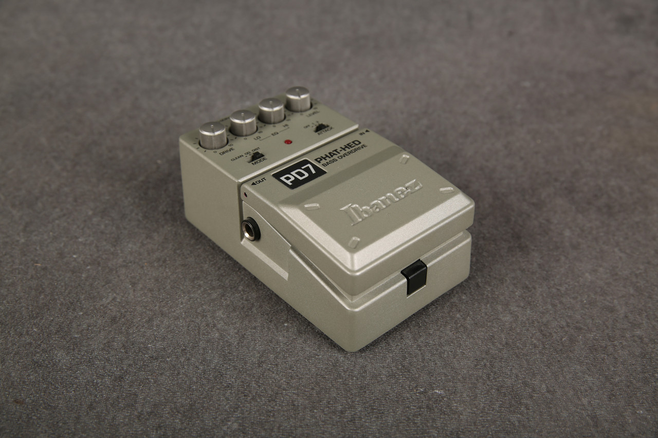 PD7 Ibanez Bass Overdrive Phat-Hed PHAT-HED Pedal BASS OVERDRIVE