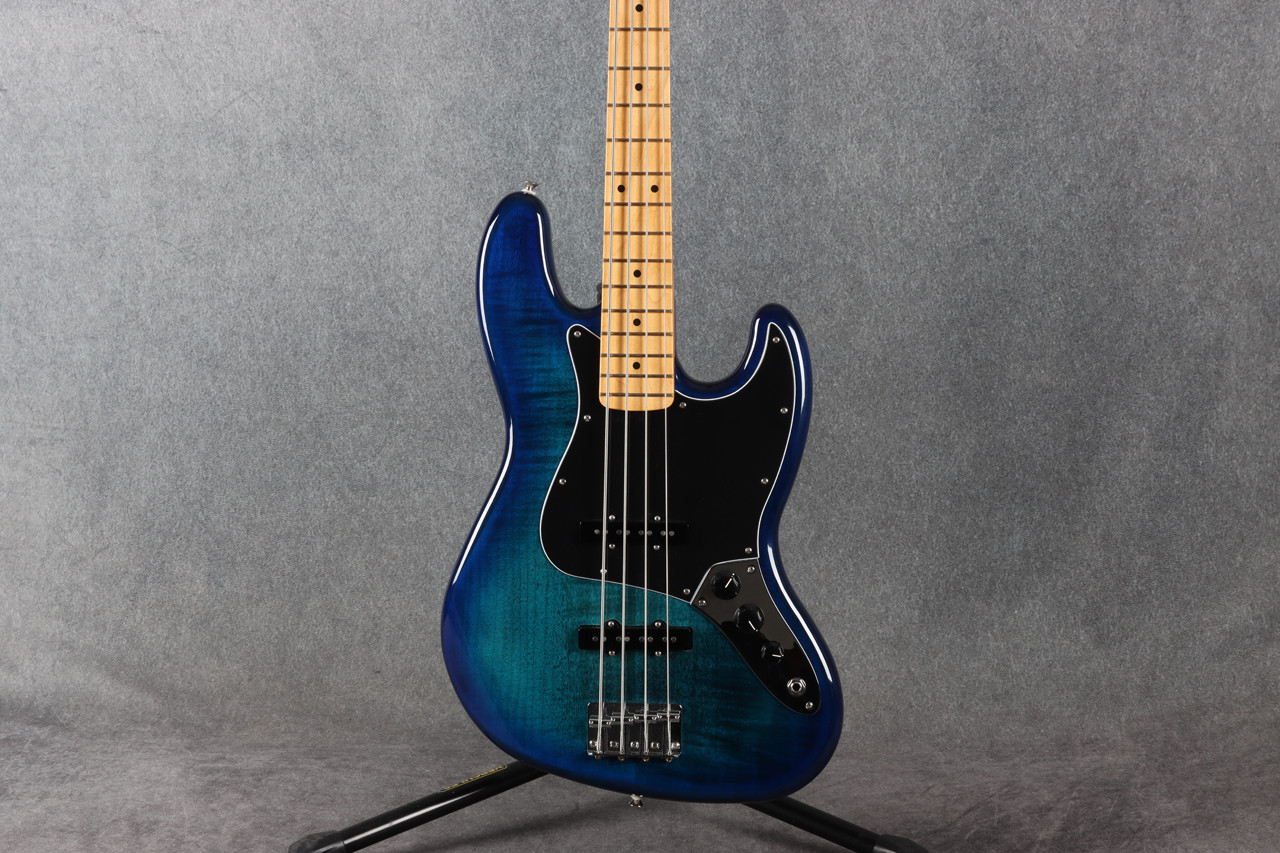 Fender Limited Edition Player II Jazz Bass Plus Top Blue Burst Ex