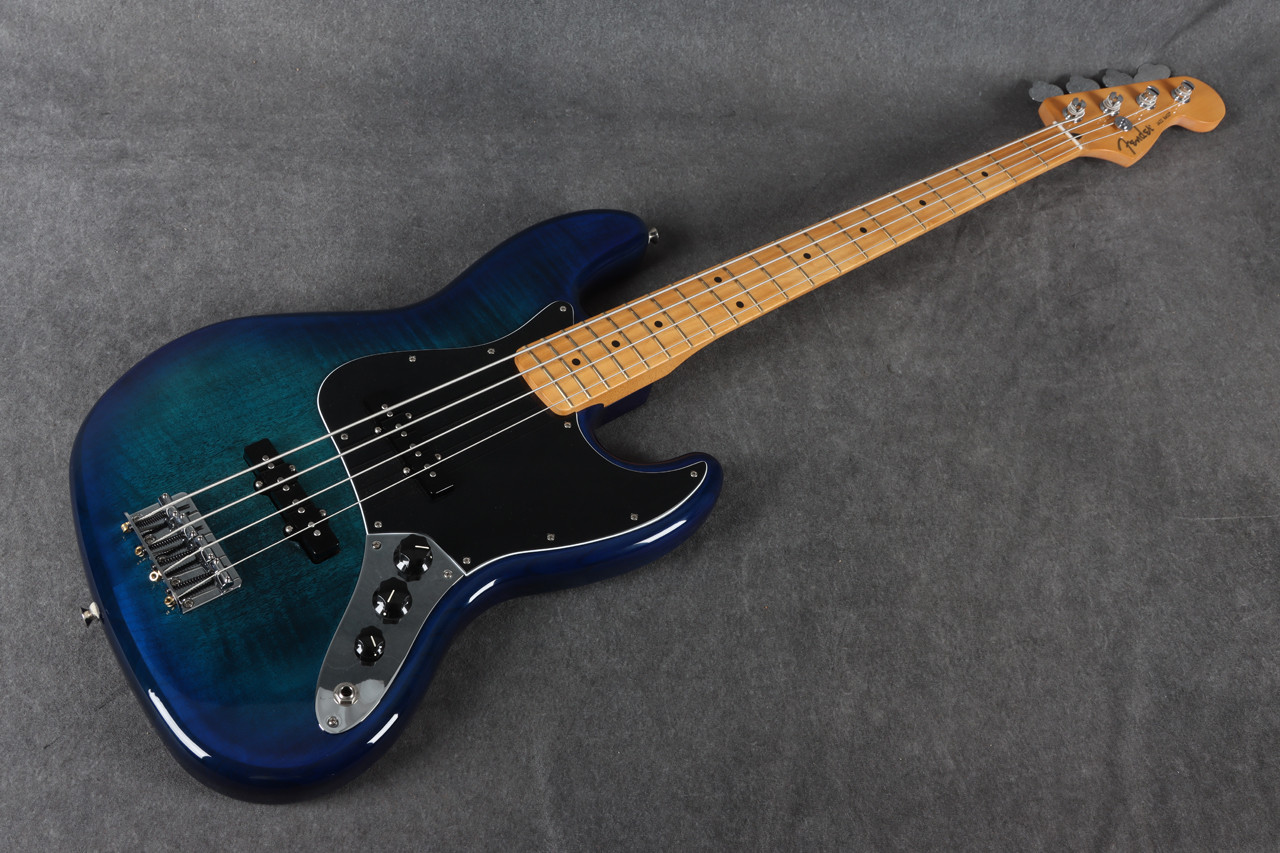 Fender Limited Edition Player II Jazz Bass Plus Top Blue Burst Ex