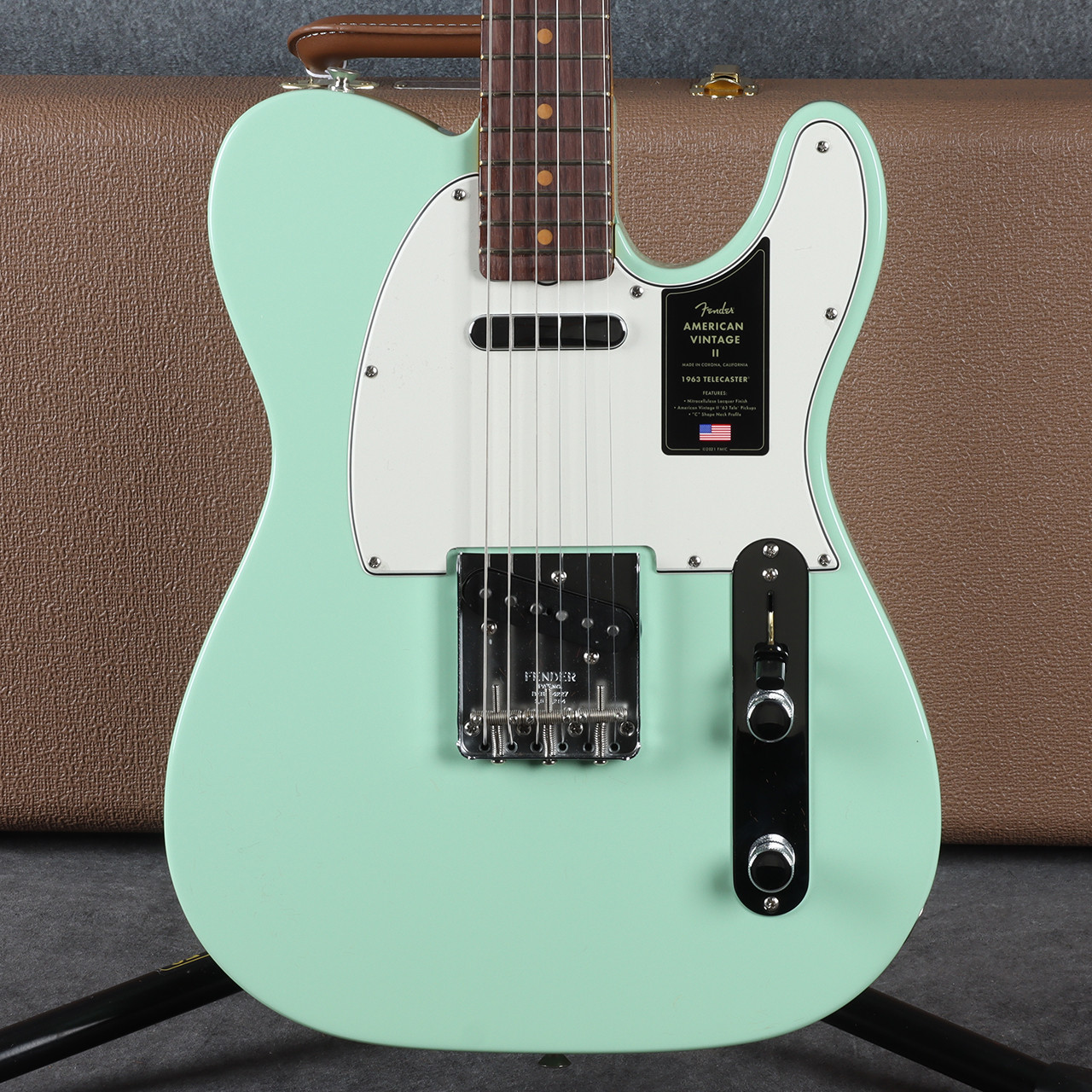 Fender American Vintage II 1963 Telecaster Surf Green Ex Demo