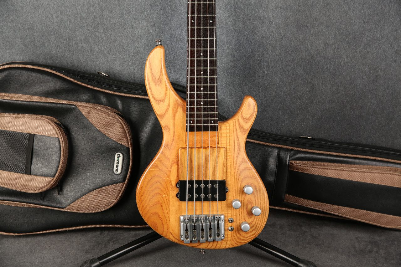 Aria Pro II IGB 68-5 5 String Bass Natural 2nd Hand | Rich Tone Music