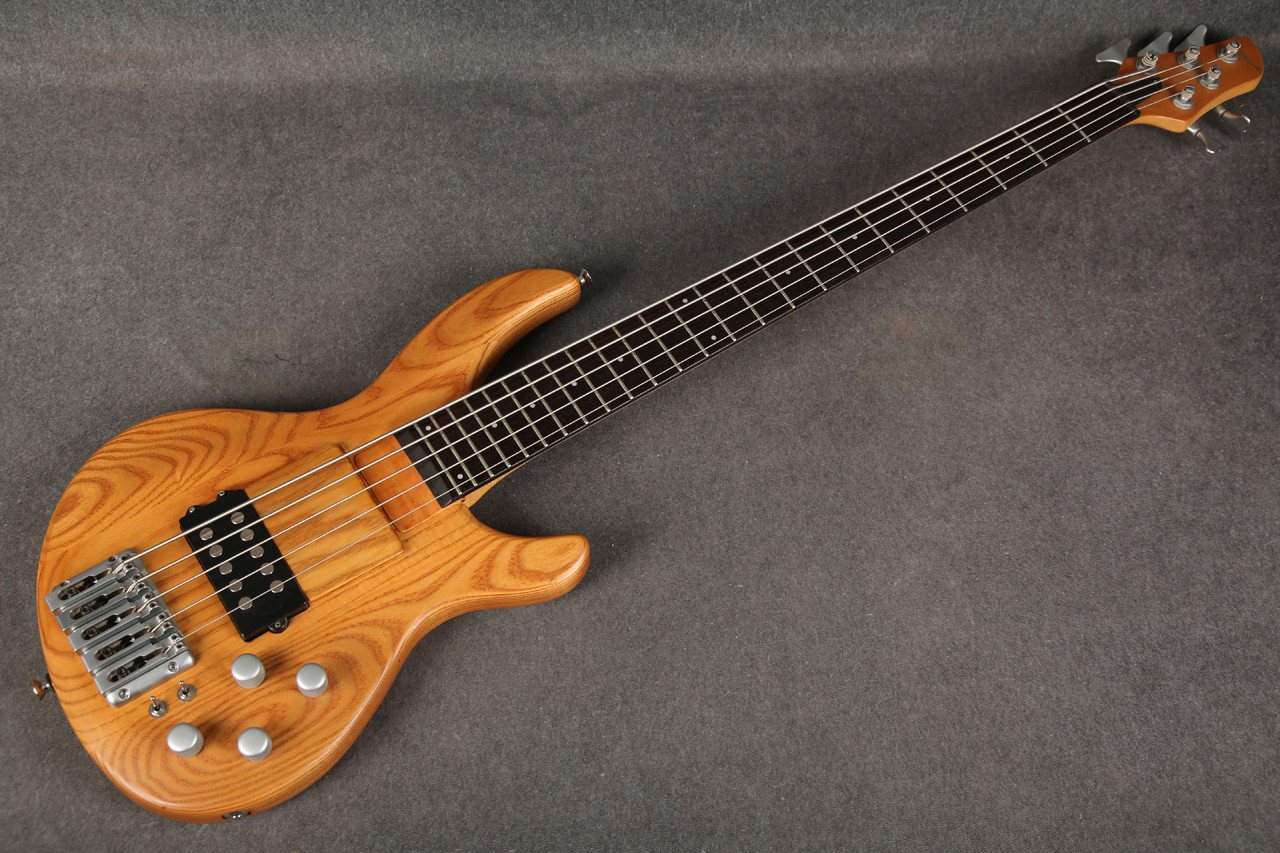Aria Pro II IGB 68-5 5 String Bass Natural 2nd Hand | Rich Tone Music